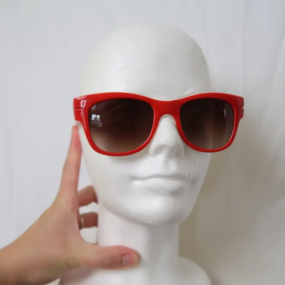 GAP red wayferer acrylic sunglasses